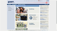Desktop Screenshot of gampt.de