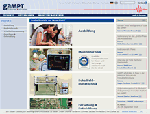 Tablet Screenshot of gampt.de